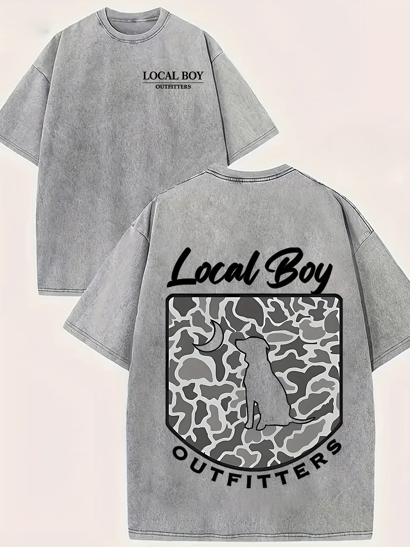 TSHIRT15 - T-shirt girocollo con stampa bifacciale