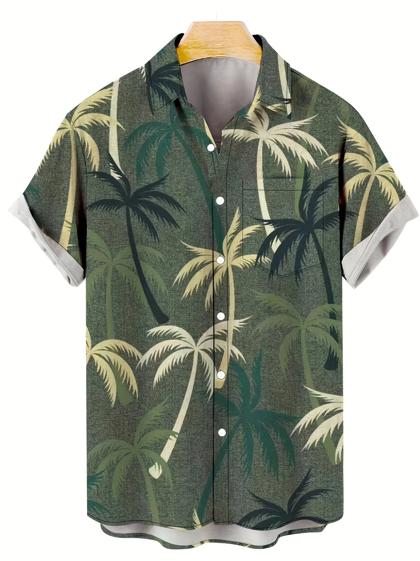 HAWAIA17 - Camicia hawaiana con stampa sfumata