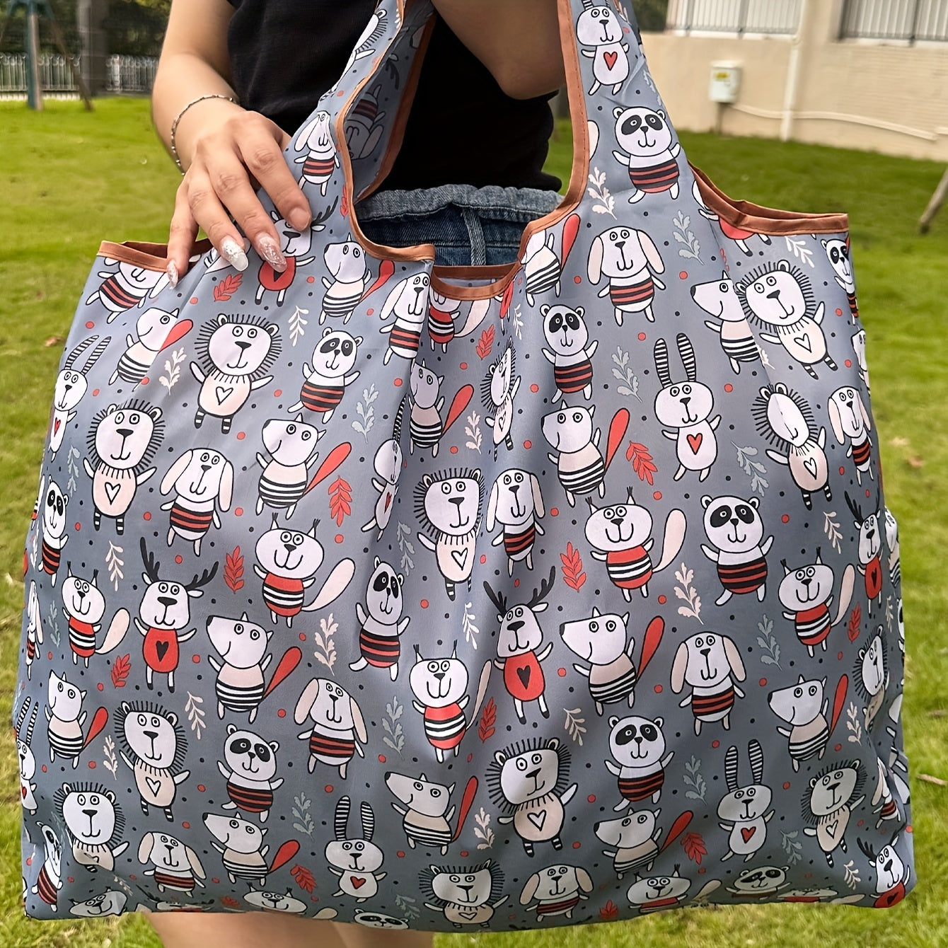 SHOP06 - Borsa per la spesa portatile di grande capacità