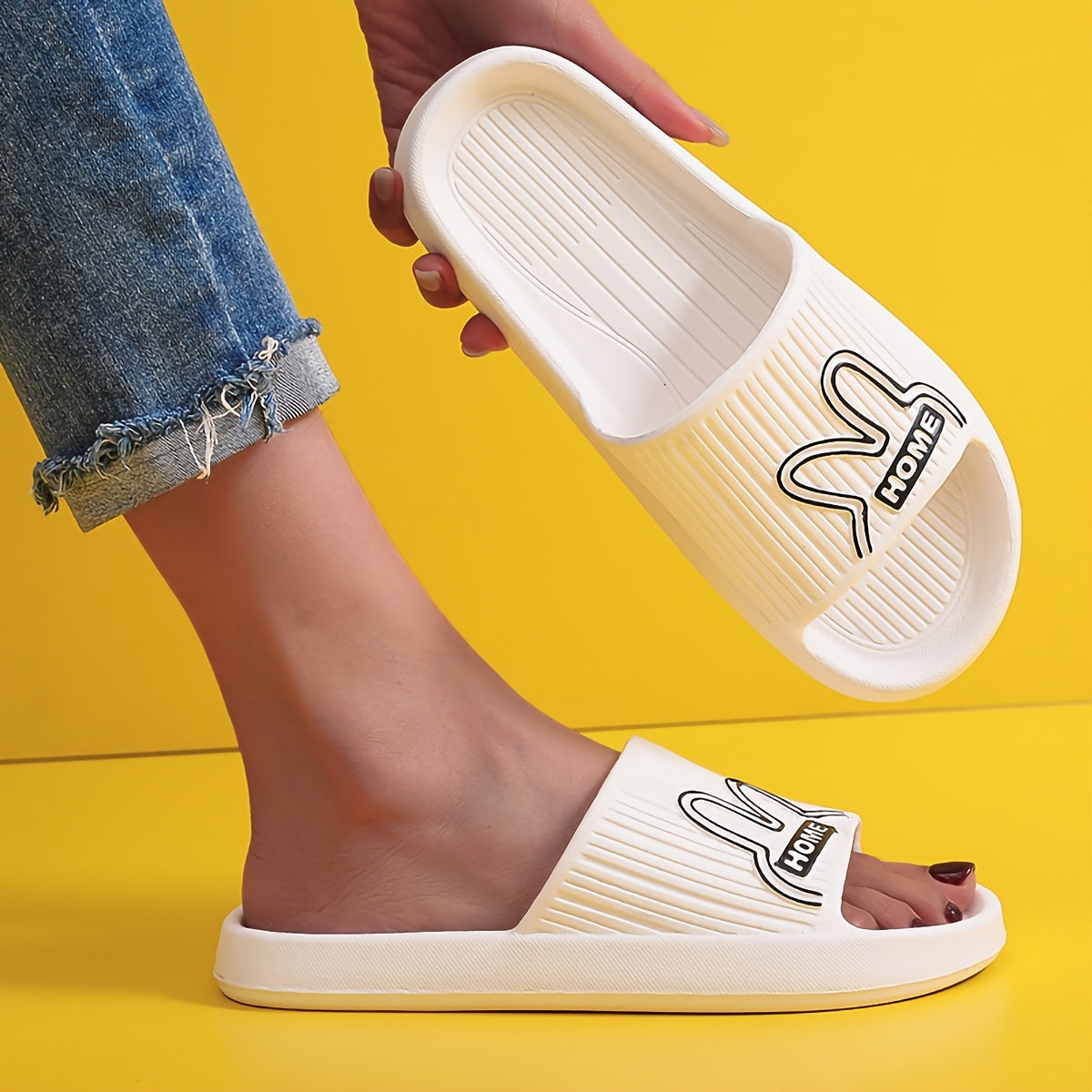 CIAB01 - Ciabatte piatte da donna con cartoni animati