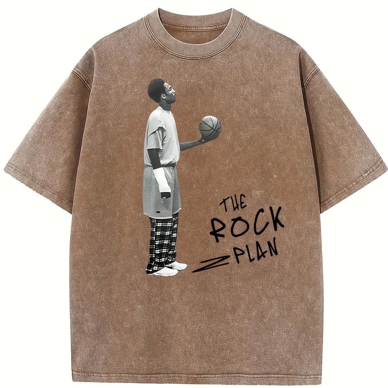 TSHIRT14 - Maglietta con stampa a motivo rock