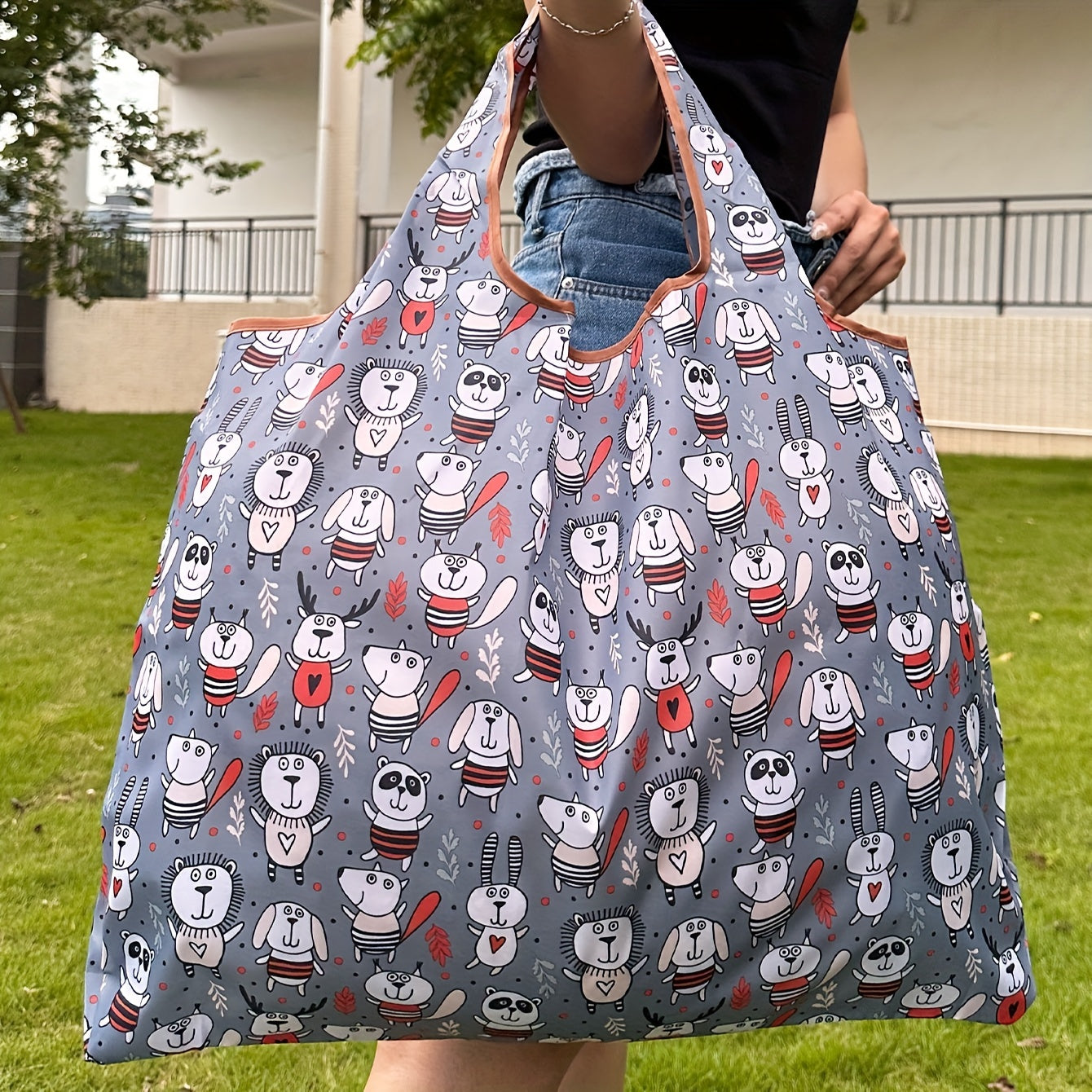 SHOP06 - Borsa per la spesa portatile di grande capacità