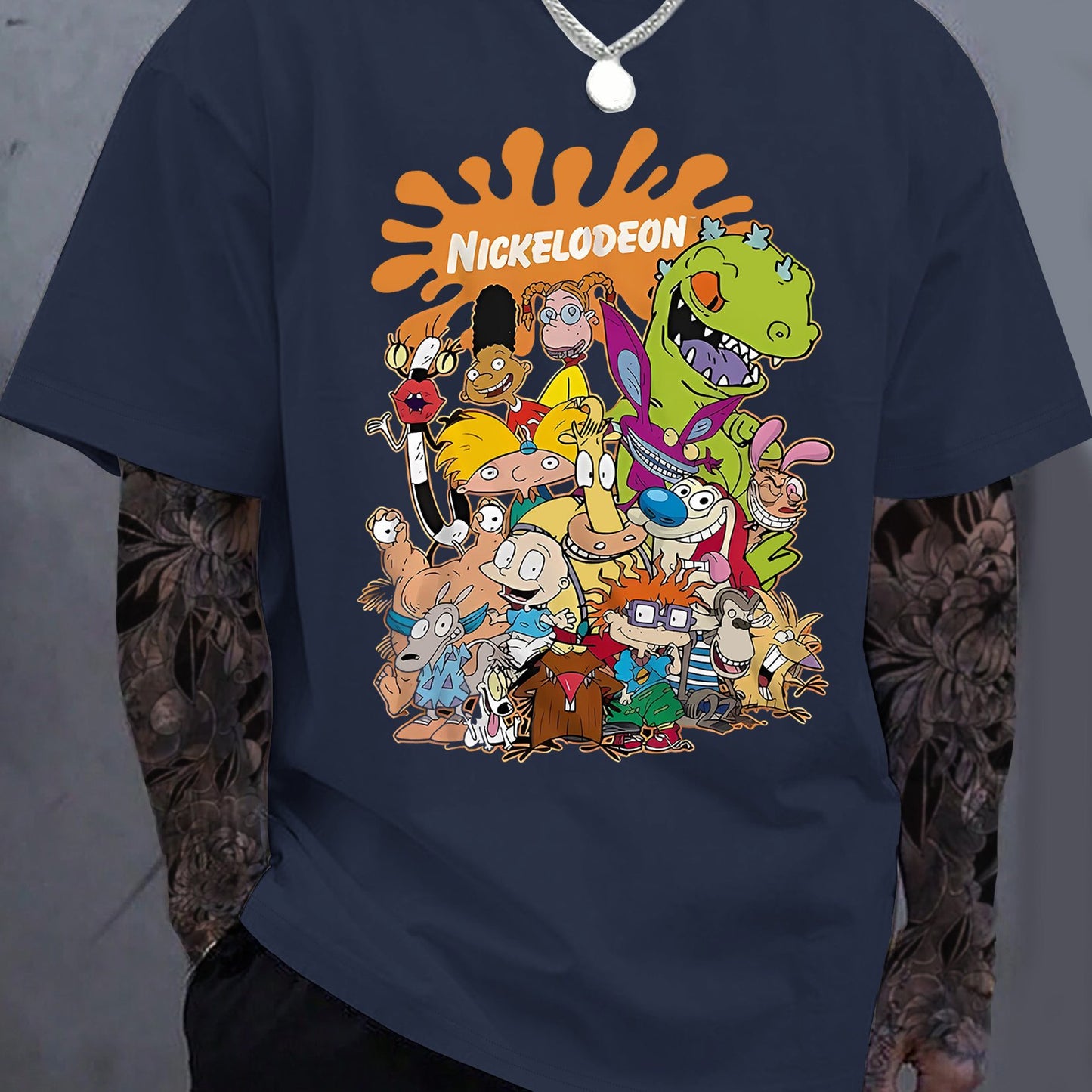 TSHIRT13 - T-shirt casual da strada hip-hop