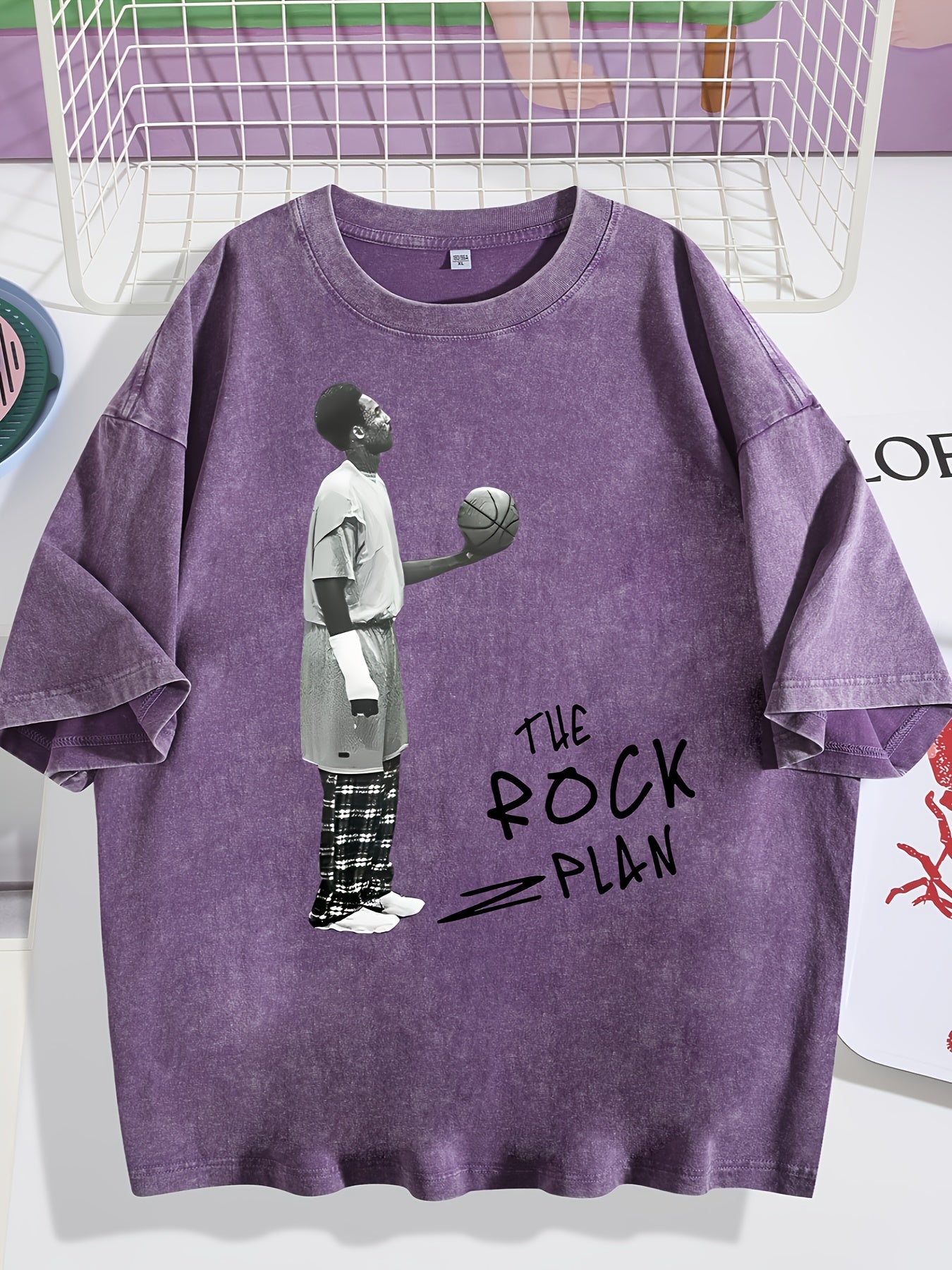 TSHIRT14 - Maglietta con stampa a motivo rock