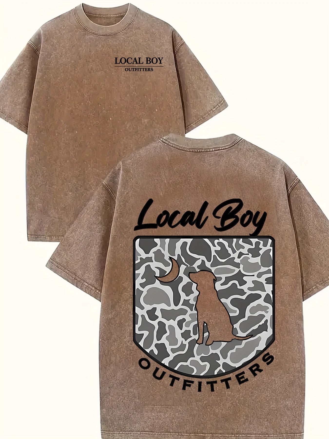 TSHIRT15 - T-shirt girocollo con stampa bifacciale