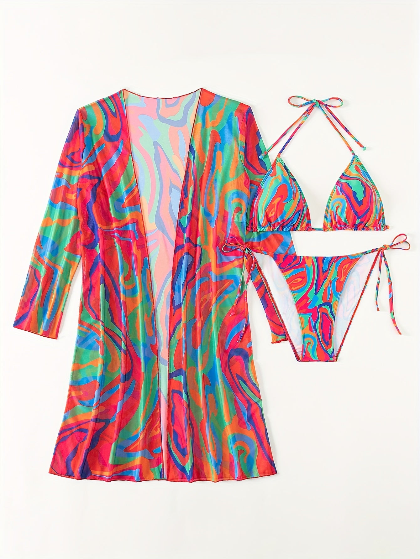 BSGIRL07 - Completo da bagno da donna 3 pezzi