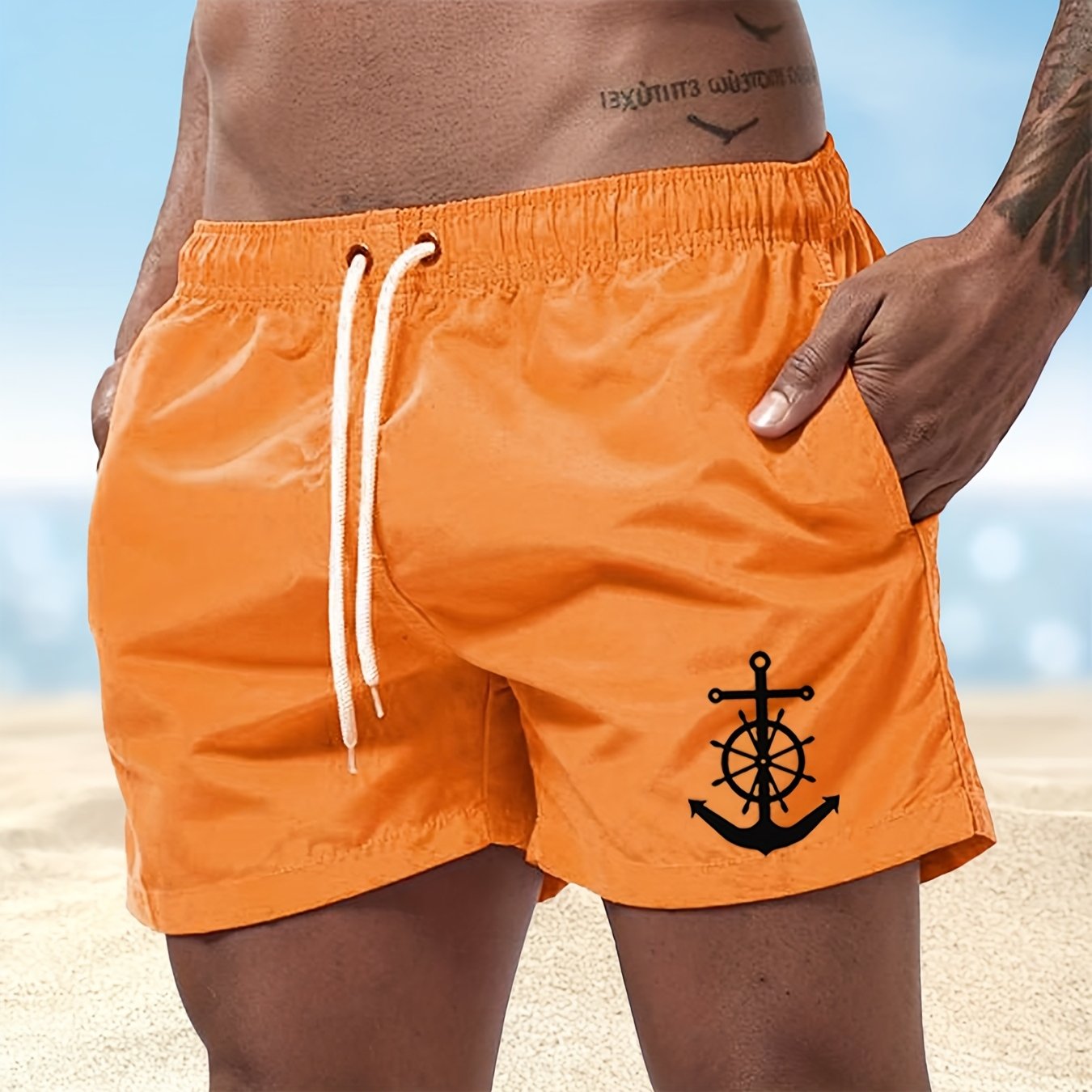 BSMENF10 - Pantaloncini da bagno da uomo ad asciugatura rapida