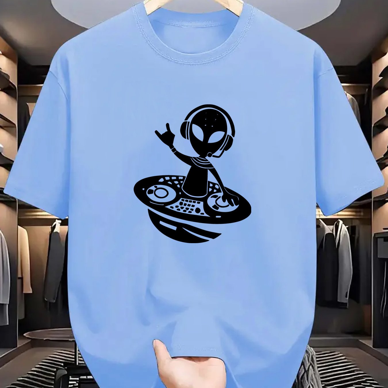 TSHIRT17 - T-shirt con stampa aliena