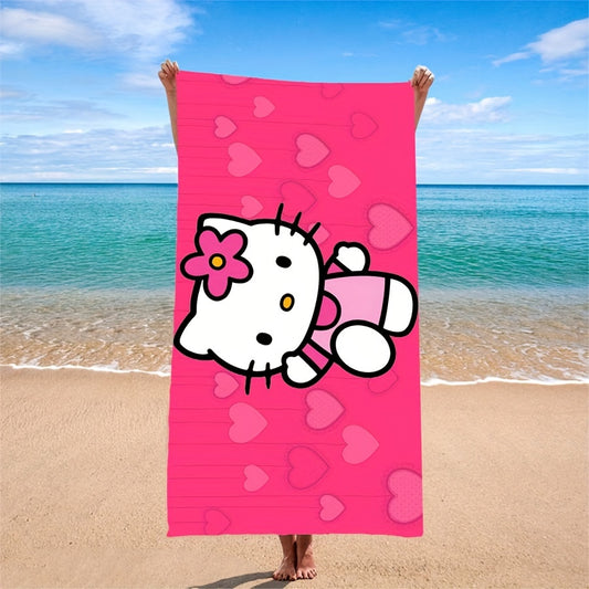 B04 - Hello Kitty Beach Towel