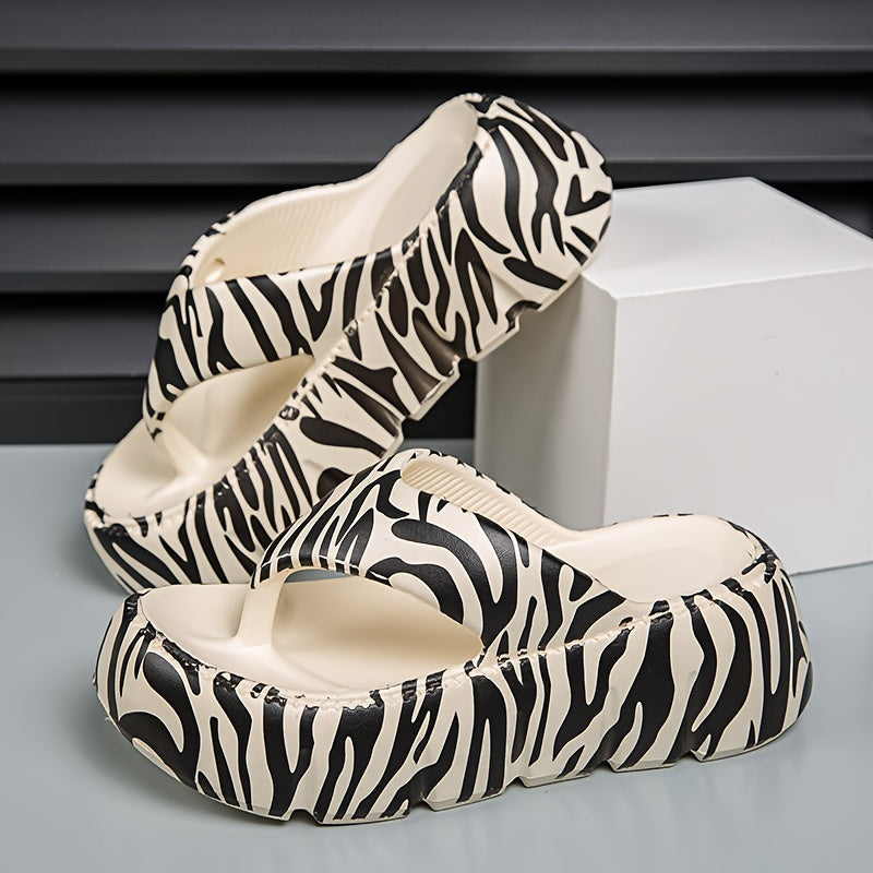 INFRA05 - Infradito eleganti da donna con motivo zebrato