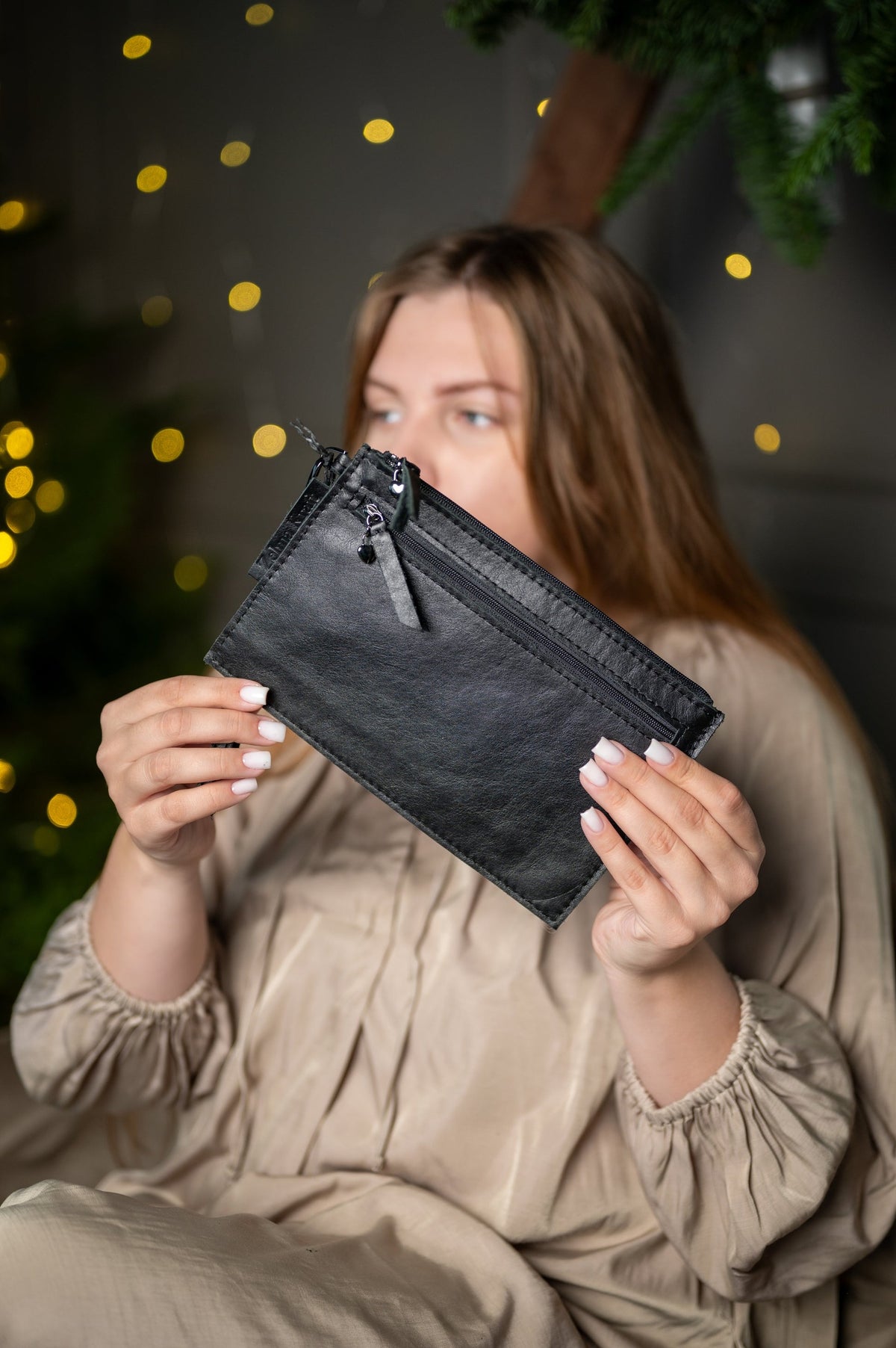 Black Wristlet Wallet